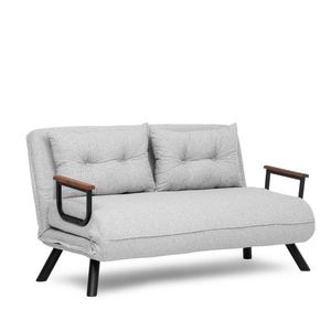 Hanah Home Dvoumístná rozkládací pohovka Seater Sando šedá II obraz