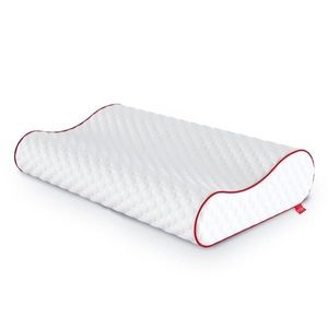FDM Ergonomický polštář COMO LUX POINT 50x33 cm bílý obraz