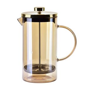 Allesken French press PETER 1000 ml medově hnědá obraz