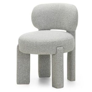 Hector Jídelní designová židle Falone bouclé šedá obraz