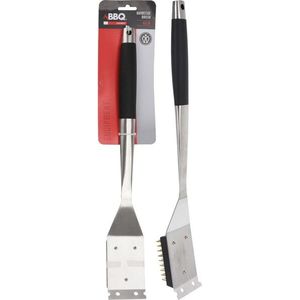 Mondex Kartáč na čištění grilu GUYGRILL stříbrný obraz