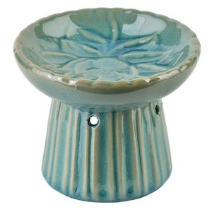 Mondex Keramická aroma lampa LILIEN 8, 5 cm modrá obraz