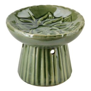 Mondex Keramická aroma lampa LILIEN 8, 5 cm zelená obraz