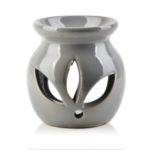 Mondex Keramická aroma lampa LILIO 7, 7 cm šedá obraz