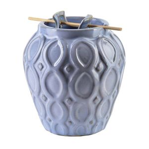 Mondex Keramická aroma lampa LILO 11, 5 cm modrá obraz