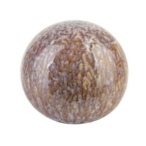 Mondex Since 1986R Keramická dekorativní koule Saggio Lemon 10 cm hnědá obraz