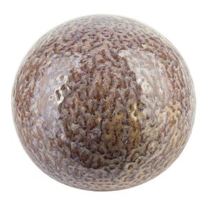 Mondex Since 1986R Keramická dekorativní koule Saggio Lemon 12 cm hnědá obraz