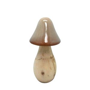 Mondex Since 1986R Keramická figurka houby MAVE 8, 2x15, 8 cm hnědá obraz