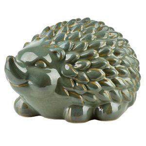 Mondex Keramický ježek MAVE 23x16 cm zelený obraz