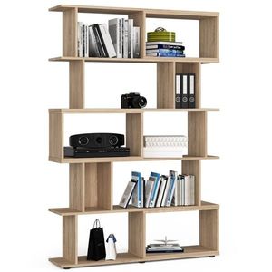 Ak furniture Knihovna FIX dub sonoma obraz