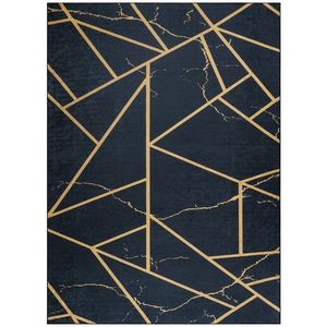 HAKANO Koberec ARLEN MARBLE3 černo-zlatý, velikost 120x170 obraz