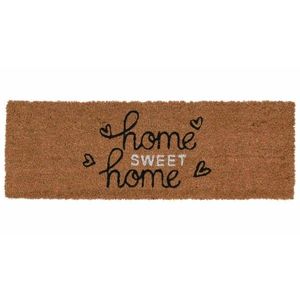 H&S Decoration Kokosová rohožka HOME SWEET 75x25 cm hnědá obraz