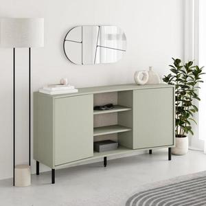 Komoda Houseland Frem 150 cm šedo-zelená obraz