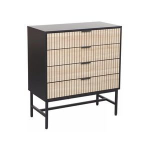 Signal Komoda Mago 80 cm dub přírodní/černý mat obraz