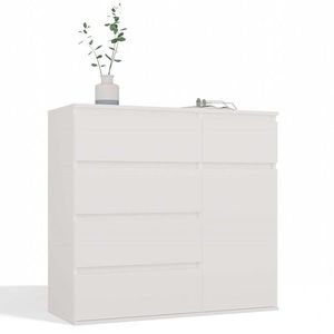 TP Living Komoda Malwa 1D5S 100 cm bílá obraz