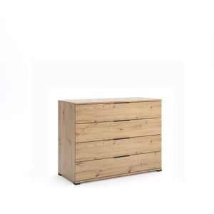 3kraft Komoda Teddy 4 zásuvky dub Artisan obraz