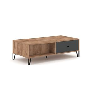 Vivaldi Konferenční stolek Bilbao 110 cm cm dub Craft Tobacco/grafit obraz