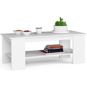 Ak furniture Konferenční stolek Kami bílý obraz