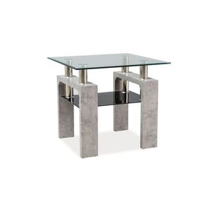 Signal Konferenční stolek Lisa D 60 cm černý/beton obraz