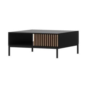 Eltap Konferenční stolek Meorati 80 cm černý/dub Artisan obraz
