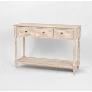 LivinHill Konzolový stolek Livorno 120 cm béžový obraz