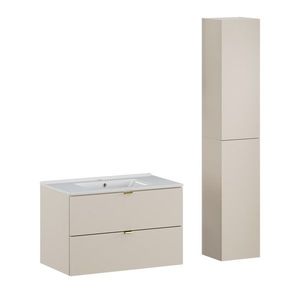 Comad Koupelnová sestava Dalia Cashmere se zápustným umyvadlem a skříňkami 80 cm kašmírová obraz