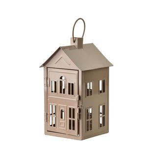 Mondex Since 1986 Kovová lucerna Roger 14, 8x14, 3x26, 8 cm béžová obraz