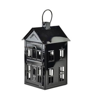 Mondex Since 1986 Kovová lucerna Roger 14, 8x14, 3x26, 8 cm černá obraz