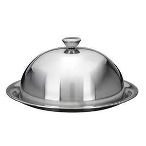 Excellent Houseware Kovový podnos s víkem 24 cm obraz