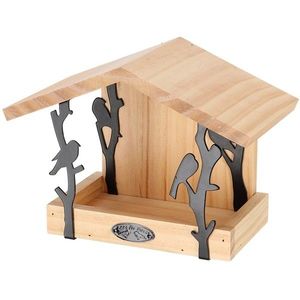 Esschert Design Krmítko pro ptáky Isena hnědé obraz