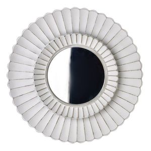 Mondex Since 1986 Kulaté nástěnné zrcadlo DAZ 50 cm bílé obraz