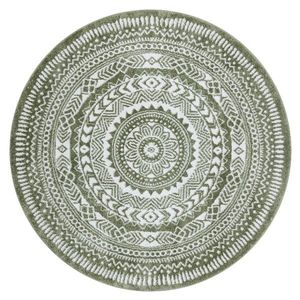 HAKANO Kulatý koberec BEO NAPKIN zelený, velikost 140 circle obraz