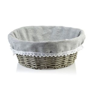 Mondex Since 1986R Kulatý košík na pečivo SINO 23x10 cm šedý obraz