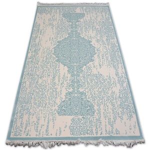Dywany Lusczow Kusový koberec AKRYLOVÝ MIRADA 5410 Modrý ( Mavi ) Fringe, velikost 160x230 obraz