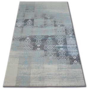 Dywany Lusczow Kusový koberec AKRYLOVÝ PATARA 0146 L.Sand/Tyrkysový, velikost 80x150 obraz