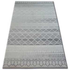 Dywany Lusczow Kusový koberec AKRYLOVÝ PATARA 0242 Krémový/Tyrkysový, velikost 80x150 obraz