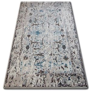 Dywany Lusczow Kusový koberec AKRYLOVÝ TALAS 0309 Bílý/Modrý, velikost 80x150 obraz
