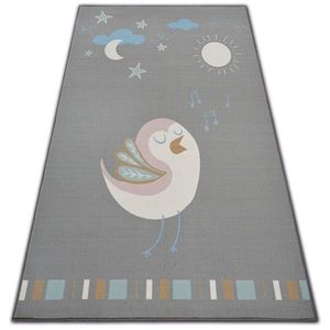 Dywany Lusczow Kusový koberec LOKO Bird šedý, velikost 120x170 obraz