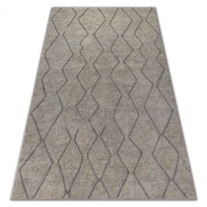 Dywany Lusczow Kusový koberec SOFT CIKCAK krémovo-béžový, velikost 120x170 obraz