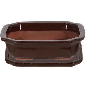 Esschert Design Květináč BLUMA 21 cm hnědý obraz