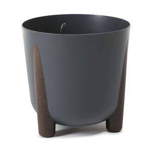 HowHomely Květináč MOSS ECO II 30 cm antracitový obraz