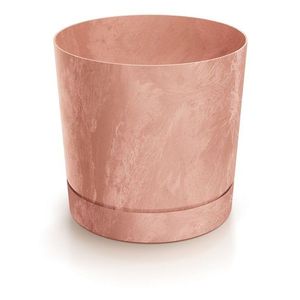 Prosperplast Květináč TUBOS P BETON EFFECT terakota, varianta 10, 8 cm obraz