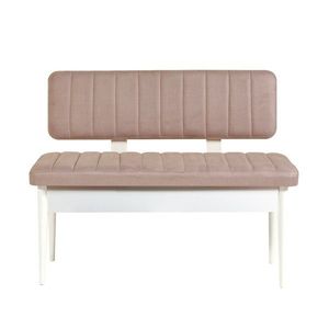 Kalune Design Lavice VINA s úložným prostorem 110 cm bílá/béžová obraz