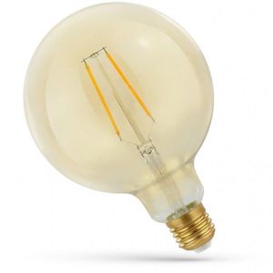 Spectrum LED LED žárovka GLOB 4, 9W E27 COG RETROSHINE teplá bílá obraz