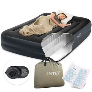 Nafukovací matrace INTEX 64124 203x152 cm černá obraz