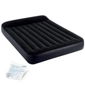 Nafukovací matrace INTEX 64143 203x152 cm tmavě modrá obraz
