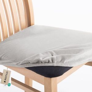 Restilo Napínací potah na židli SENTO II 1 ks světle šedý obraz