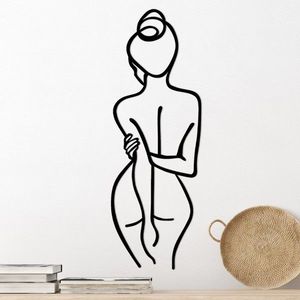 Wallity Nástěnná dekorace Woman Body černá obraz