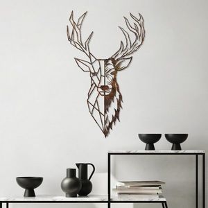 Wallity Nástěnná kovová dekorace Rusty Deer 3 vícebarevná obraz