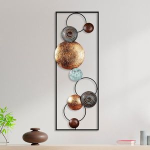 Wallity Nástěnná kovová dekorace Textured 8 vícebarevná obraz